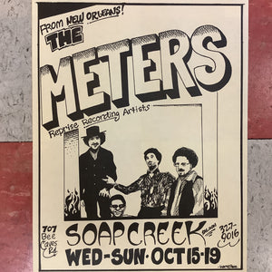 The Meters at Soap Creek Saloon (Poster)
