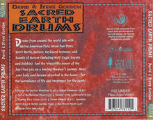 Load image into Gallery viewer, David &amp; Steve Gordon : Sacred Earth Drums (CD, Album)
