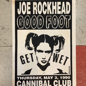 Joe Rockhead at Cannibal Club - 1990 (Poster)