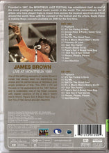 Load image into Gallery viewer, James Brown : Live At Montreux 1981 (DVD-V, Multichannel, NTSC + CD, RE)
