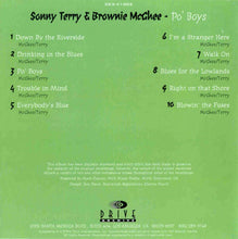 Load image into Gallery viewer, Sonny Terry &amp; Brownie McGhee : Po' Boys (CD, Comp)
