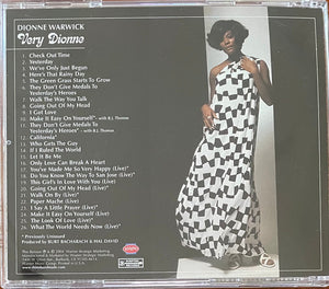 Dionne Warwick : Very Dionne (CD, Album, Ltd, Num, RE)