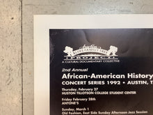 Load image into Gallery viewer, 2nd Annual African American History Month Concert Series - 1992 (Poster)
