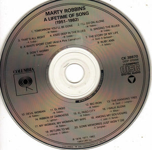 Marty Robbins : A Lifetime Of Song 1951-1982 (CD, Comp, RE)