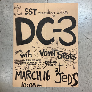 DC-3 with Vomit Spots at Jed's (Poster)