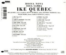 Load image into Gallery viewer, Ike Quebec : Bossa Nova Soul Samba (CD, Album, Ltd, RE)
