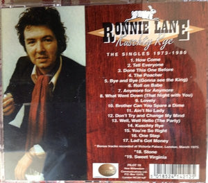 Ronnie Lane : Kuschty Rye - The Singles 1973-1980 (CD, Comp)