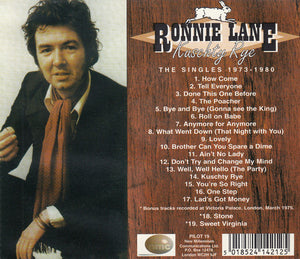 Ronnie Lane : Kuschty Rye - The Singles 1973-1980 (CD, Comp)