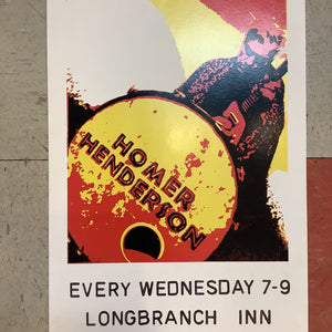 Homer Henderson at Longbranch Inn (Poster)