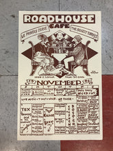 Load image into Gallery viewer, Roadhouse Cafe November Calendar - 1996 (Poster)
