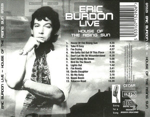 Eric Burdon : Live - House Of The Rising Sun (CD, Album)