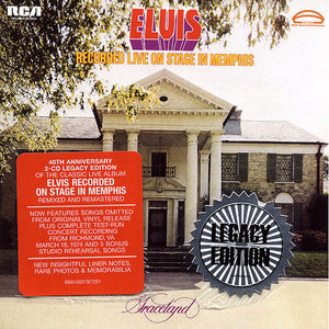 Elvis Presley : Recorded Live On Stage In Memphis (CD, Album, RE + CD, Mono + RM, 40t)