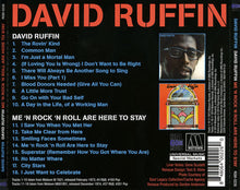 Load image into Gallery viewer, David Ruffin : David Ruffin / Me 'N Rock 'N Roll Are Here To Stay (CD, Comp)
