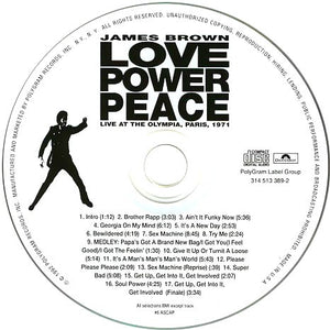 James Brown : Love Power Peace (CD, Album)