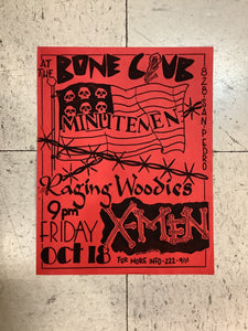 Minutemen at Bone Club - 1985 (Poster)