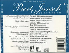 Load image into Gallery viewer, Bert Jansch Conundrum : BBC Radio 1 Live In Concert (CD, Album)
