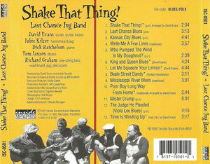 Last Chance Jug Band : Shake That Thing! (CDr, Album)