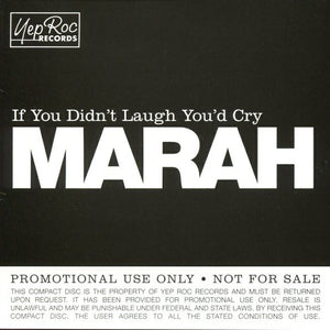 Marah : If You Didn't Laugh, You'd Cry (CD, Album, Promo)