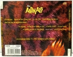 The Animals : Greatest Hits Live! (CD, Album)