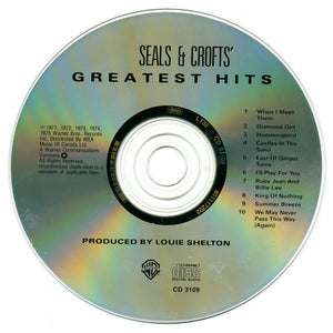 Seals & Crofts : Seals & Crofts' Greatest Hits (CD, Comp, RE)