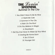 Load image into Gallery viewer, The Lovin&#39; Spoonful : Summer In The City (CD, Comp)

