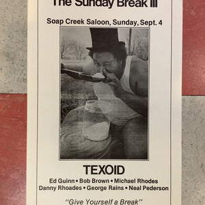 Texoid at Soap Creek Saloon (Poster)