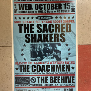 The Sacred Shakers at The Beehive - 2008 (Poster)