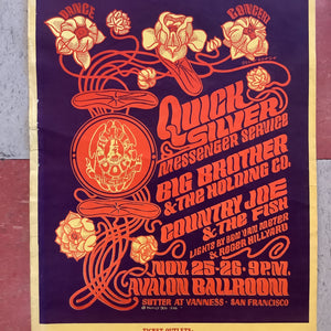Quicksilver Messenger Service at Avalon Ballroom - 1966 (Poster)