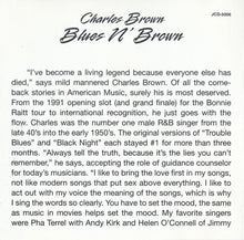 Load image into Gallery viewer, Charles Brown : Blues N&#39; Brown (CD, Album, RE)
