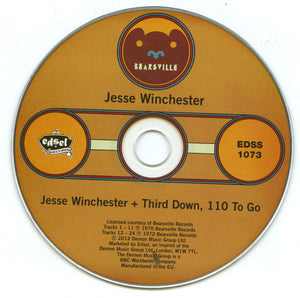 Jesse Winchester : Jesse Winchester / Third Down, 110 To Go (CD, Comp)