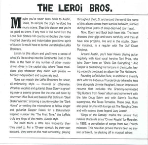 The Leroi Bros.* : Kings Of The Catnap (CD, Album)