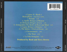 Load image into Gallery viewer, Rush : Hemispheres (CD, Album, RE, RM, RP)
