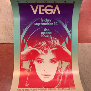 Suzanne Vega at Austin Opera House - 1990 (Poster)