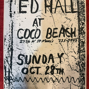 Ed Hall at Coco Beach (Poster)