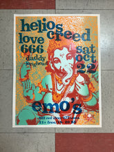 Load image into Gallery viewer, Helios Creed, Love 666, &amp; Daddy Longhead at Emo&#39;s (Poster)
