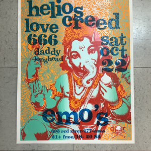 Helios Creed, Love 666, & Daddy Longhead at Emo's (Poster)