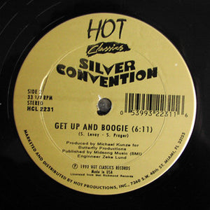 Silver Convention : Fly Robin, Fly / Get Up And Boogie (12", RE)