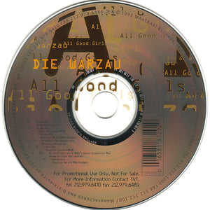 Die Warzau : All Good Girls (CD, Single, Promo)