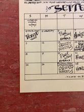 Load image into Gallery viewer, Soap Creek Saloon September Calendar - 1977 (Poster)
