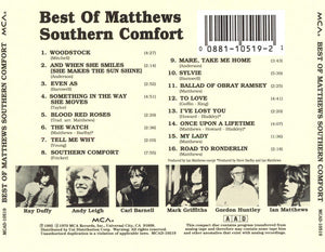 Matthews' Southern Comfort : Best Of Matthews Southern Comfort (CD, Comp)