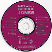 Load image into Gallery viewer, George Jones (2) : The New Favorites Of George Jones (CD, Album, RE, RM)
