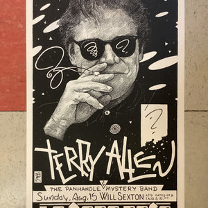 Terry Allen & The Panhandle Mystery Band at La Zona Rosa (Poster)
