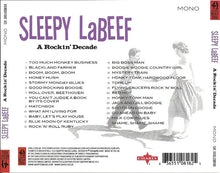 Load image into Gallery viewer, Sleepy La Beef : A Rockin&#39; Decade (CD, Comp, Mono)
