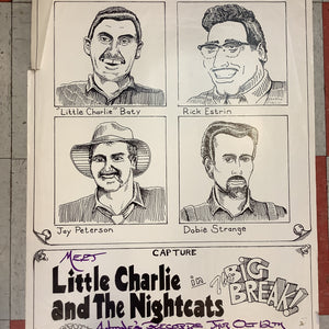Little Charlie and The Nightcats at Antone's Record Shop - 1989 (Poster)