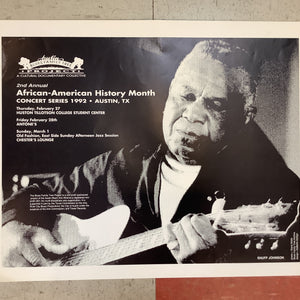 2nd Annual African American History Month Concert Series - 1992 (Poster)