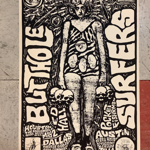 Butthole Surfers Texas Tour - 1990 (Poster)