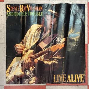 Stevie Ray Vaughan and Double Trouble "Live Alive" CBS Promo - 1986 (Poster)