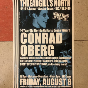 Conrad Oberg at Threadgill's North - 2008 (Poster)