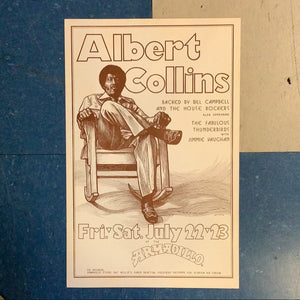 Albert Collins at Armadillo World Headquarters - 1977 (Poster)