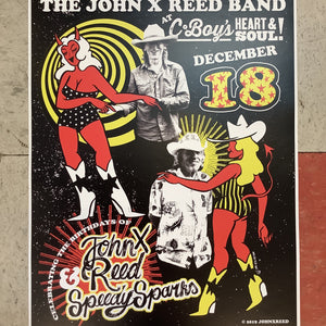 The John X Reed Band at C-Boy's - 2019 (Poster)